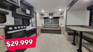 Affordable Couples Travel Trailer  2024 Sportsmen 251RSSE [upl. by Yenttihw]