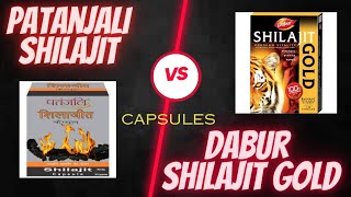 Dabur shilajit gold VS patanjali shilajit capsules [upl. by Cleon]