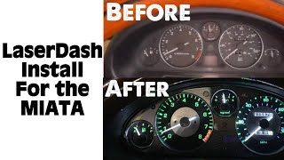 Installing a MODERN DASH in my MX5MIATA NA [upl. by Allred]