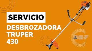 Servicio desbrozadora Truper 430 [upl. by Airom318]