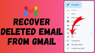 How to Recover Deleted Email From Gmail [upl. by Liman695]