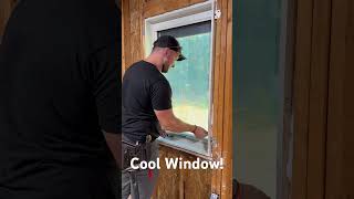 This Pella Window is amazing Steady Set install diy construction interiordesign [upl. by Ripleigh]