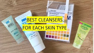 Best Cleansers For Each Skin Type DryOilyCombination [upl. by Minta]