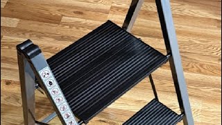 DIAMONDFORGE 3 Step Ladder Folding Step Stool with Tool Platform The perfect step ladder [upl. by Oskar533]