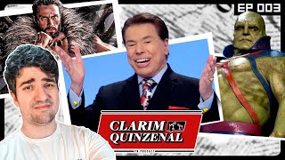 Morte de Silvio Santos filme do Kraven e mais  CQ 03 [upl. by Asillim]