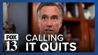 Sen Mitt Romney wont run for reelection in 2024 [upl. by Aciras]