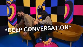 Rylan and Loreens weird interview Eurovision 2023 [upl. by Hulbert]