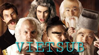 vietsub Eastern Philosophers vs Western Philosophers Epic Rap Battles of History [upl. by Ylime]