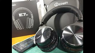 Cowin E7 Pro Updated 2018 Noise Cancelling Headphones Bluetooth or Wired [upl. by Eserehc591]