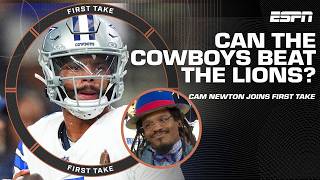 NO IDENTITY 🗣️  Cam doesnt think the Cowboys have a chance vs Lions 👀  First Take [upl. by Eidson536]