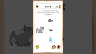 Brain test all star  level 11 puzzle cat [upl. by Nauqram791]