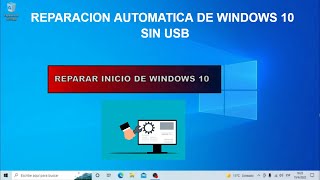 REPARAR INICIO DE WINDOWS 10 SIN USB [upl. by Fiske785]