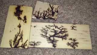 How to Burn Fractals in Wood With High Voltage [upl. by Aisenat]