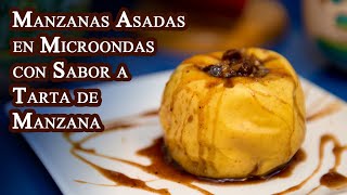 Manzanas Asadas en Microondas con Sabor a Tarta de Manzana [upl. by Eiderf]