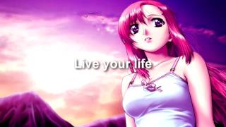 Headhunterz amp Crystal Lake  Live Your Life Crystal Lakes Hard Edit Lyrics [upl. by Follansbee940]