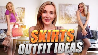 What to pair with MINI SKIRTS this summer🌼Unpacking amp Try on Haul ARITZIA [upl. by Gilmer825]