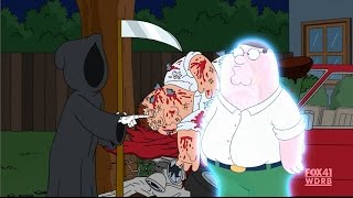 Family Guy  Peter meets Death [upl. by Yenttihw]