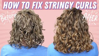 How to Fix Stringy Curls and Get Nice Curl Clumps [upl. by Noiek]