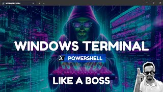 Windows Terminal  Personalize o Poweshell 74  configure o Scoop  OhMyPosh e pacotes essenciais [upl. by Lesya490]