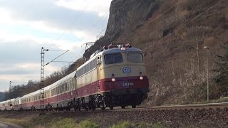 E10 1309 mit Rheingold im Rheintal  Trans Europ Express HD [upl. by Ancier]