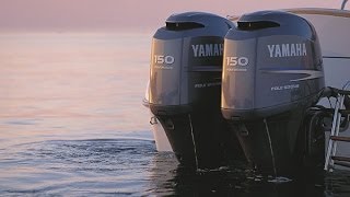 Yamaha 150 hp  4 Stroke Outboard  Full Throttle [upl. by Ttam]