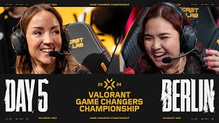 VALORANT Game Changers Championship  Upper Semifinals  Day 5 [upl. by Borreri]