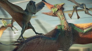 ALL PTEROSAUR CREATURES BATTLE ROYALE Jurassic World Evolution 2 [upl. by Fermin]