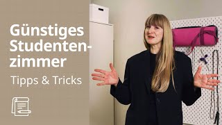 Studentenzimmer mit wenig Budget einrichten  IKEA Tipps amp Tricks [upl. by Averil861]