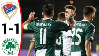 Borac vs Panathinaikos 11 All Goals and Extended Highlights [upl. by Rezeile]