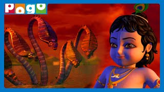 Little Krishna 🪈 Krishna Ka Zehrila Challenge🐍 Cartoon for Kids  Full Episode 🤩 krishna  POGO [upl. by Lanae850]