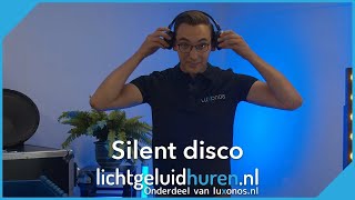 Instructievideo  Silent disco  lichtgeluidhurennl  Luxonos [upl. by Kremer]