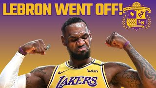 LeBron Drops Triple Double As Lakers Best Kings In Thrilller [upl. by Garretson862]