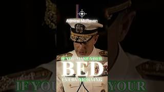 Admiral McRaven Speech MAKE YOUR BED  motivationalvideo navyseals makeyourbed [upl. by Anattar324]