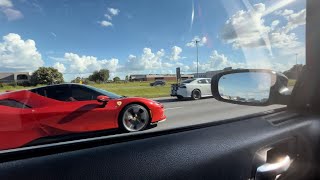 RT CHARGER VS SF90 FERRARI POV DRIVE [upl. by Miran466]