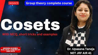 Cosets  Definition and examples Important results to help in mcqs [upl. by Dloreg]