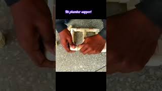 UPVC pipe fitting se shower Kaise banaen YouTubeshort short plumbing [upl. by Yirinec]