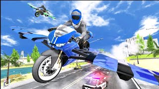 Flying✈️ Motorcycle Simulator Game  Android Gameplay [upl. by Humpage]