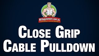 Close Grip Cable Pulldown [upl. by Aed]