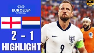 Netherlands vs England 21  All Goals amp Extended Highlights  UEFA Euro Cup 2024  SPORT 88 [upl. by Rann]