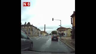 St Jean dArdières  Villefranche  Lyon route europe roadtrip dashcam [upl. by Ycrem]