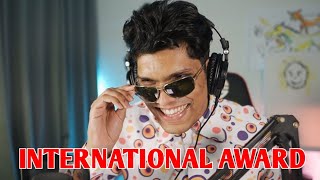 Mythpat Wins International Streamy Awards 2021  His Reaction  Mythpat Streamy Awards  shorts [upl. by Crissie]