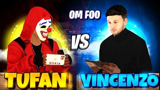 1v1 Vincenzo Vs Tufan FF [upl. by Fredric]