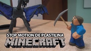 Minecraft de plastilina animación stop motion [upl. by Bearce]