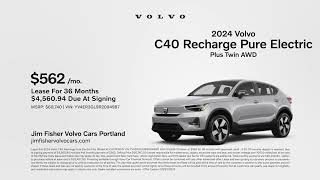 Volvo C40 Recharge Pure Electric 09302024 4368505 [upl. by Krystalle932]