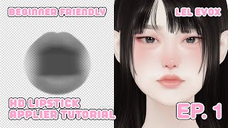 How To Create Skinless LeLutka EvoX HD Lipsticks  Second Life Tutorial Pt1 [upl. by Pren]