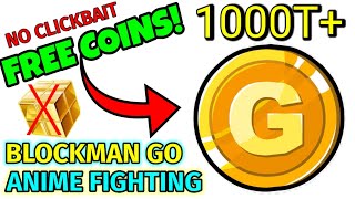 GET 100 TRILLION COINS 🤩 IN ANIME FIGHTING SIMULATOR 🔥 BLOCKMAN GO [upl. by Leeth895]