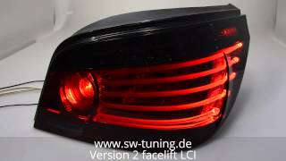 SWCelis LED Rückleuchten für BMW E60 5er redsmoke SWTuning [upl. by Aliakam100]