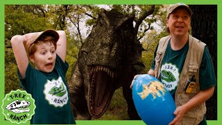 Dino Surprise Egg Hunt Explosive Adventure 🦖🦕 TRex Ranch Dinosaur Videos [upl. by Mcdougall710]