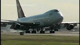 Virgin Atlantic 747219B GVBEE arrives at Newark [upl. by Abehsile794]