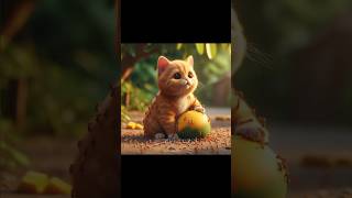 Mango mishap from playful cat to haspatal patient trending virel shorts reels ai cuteanimal [upl. by Siegfried]